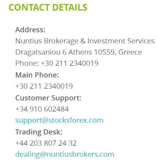 stocksforex support review